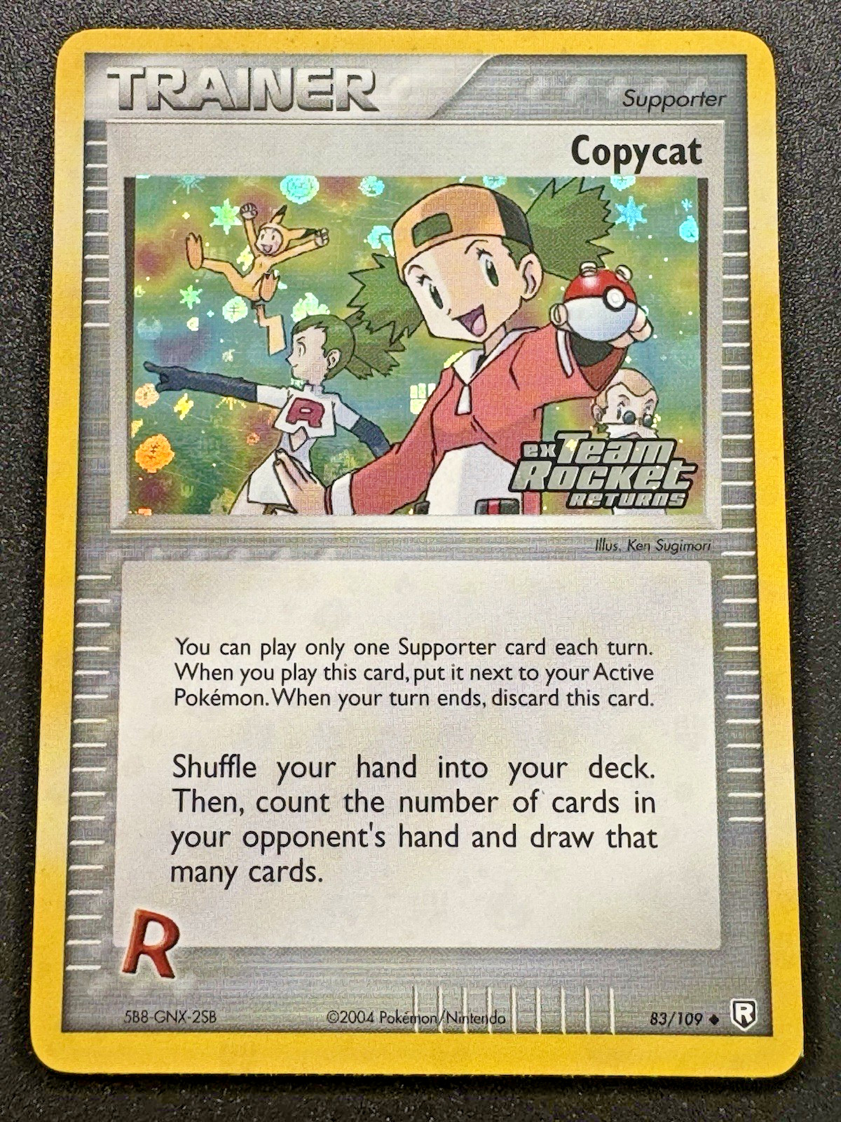 Copycat 83/109 EX Team Rocket Returns Pokemon Card Reverse Holo Foil Rare LP
