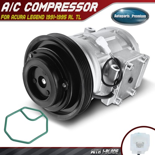 Ac Compressor with Clutch for Acura Legend 1991-1995 Rl1996-2004 Tl 1996-1998 (For: Acura Legend)