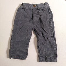 Blueberi Boulevard Boy Khaki Pants Gray Pull Up Sz 18 mos
