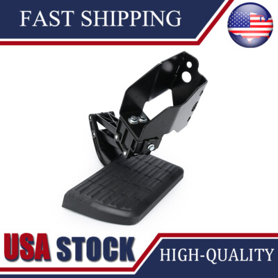 Rear Bumper Side Bed Step Retractable BedStep Pedal For Dodge Ram 1500 2019~2022