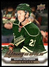 2015-16 Upper Deck UD Canvas YOUNG GUNS Gustav Olofsson Minnesota Wild #C235