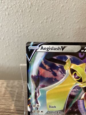 aegislash v pokemon card Vmax Set - VMAX 127/185 & Aegislash 126/185 - Vivid Voltage [Metal][Colorless] Slash 50 Pokemon Vivid Voltage Aegislash V
