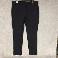 Anatomie Jamie Pull-on Pant Womens XL Black Straight Stretch High Rise Travel