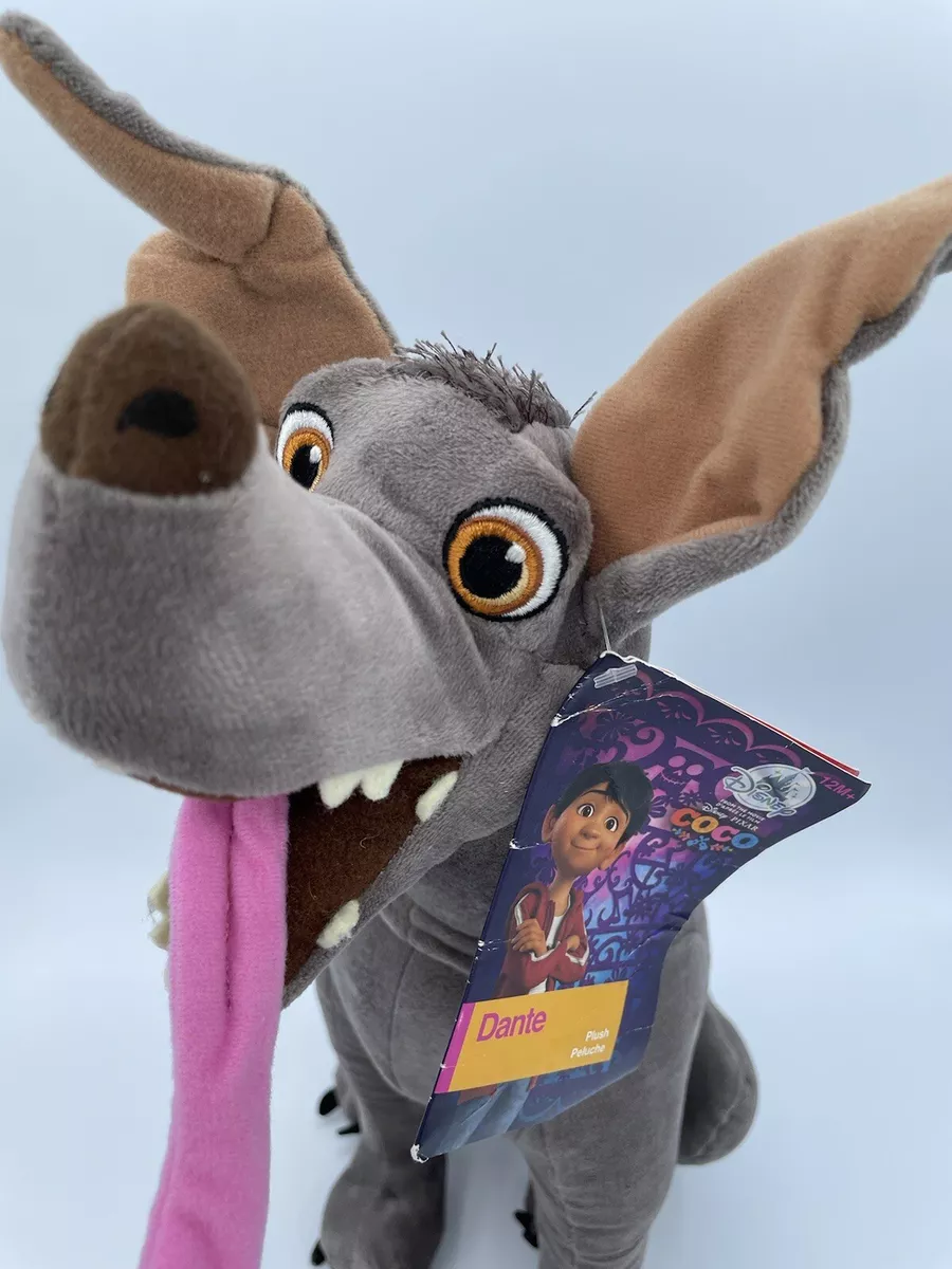 NEW Disney Store Coco DANTE Dog Puppy Plush Gray 17