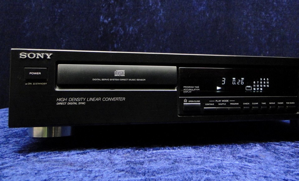 SONY CDP297 CDSpieler CD Player ohne Fernbedienung Compact Disc