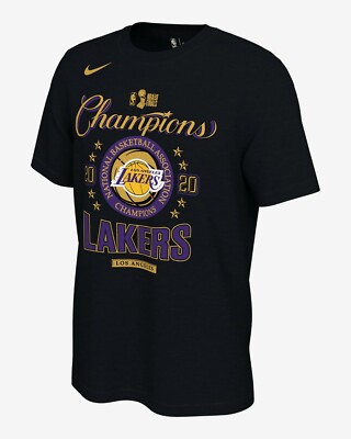 ロサンゼルス・レイカーズ 2020 NBAファイナル チャンピオン Tシャツ M Los Angeles Lakers Nike 2020 NBA Finals Champions Locker Room T