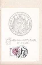 Karta Greifswald 500 lat uniwersytetu, pieczęć ..... S4