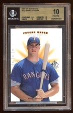 BGS 10 PRISTINE MARK TEIXEIRA 2001 SP AUTHENTIC RC #D /1500 YANKEES FUTURE HOF ?