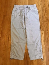 RBX WOMENS BEIGE SLIP ON ATHLETIC CAPRI PANTS NWOT SIZE S