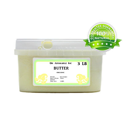 LAVENDER BUTTER ORGANIC NATURAL COLD PRESSED 100% PURE RAW HAIR SKIN BODY FRESH