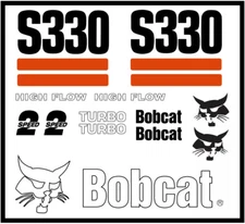 DECAL KIT for Bobcat skidsteer S330 track loader decals Stickers
