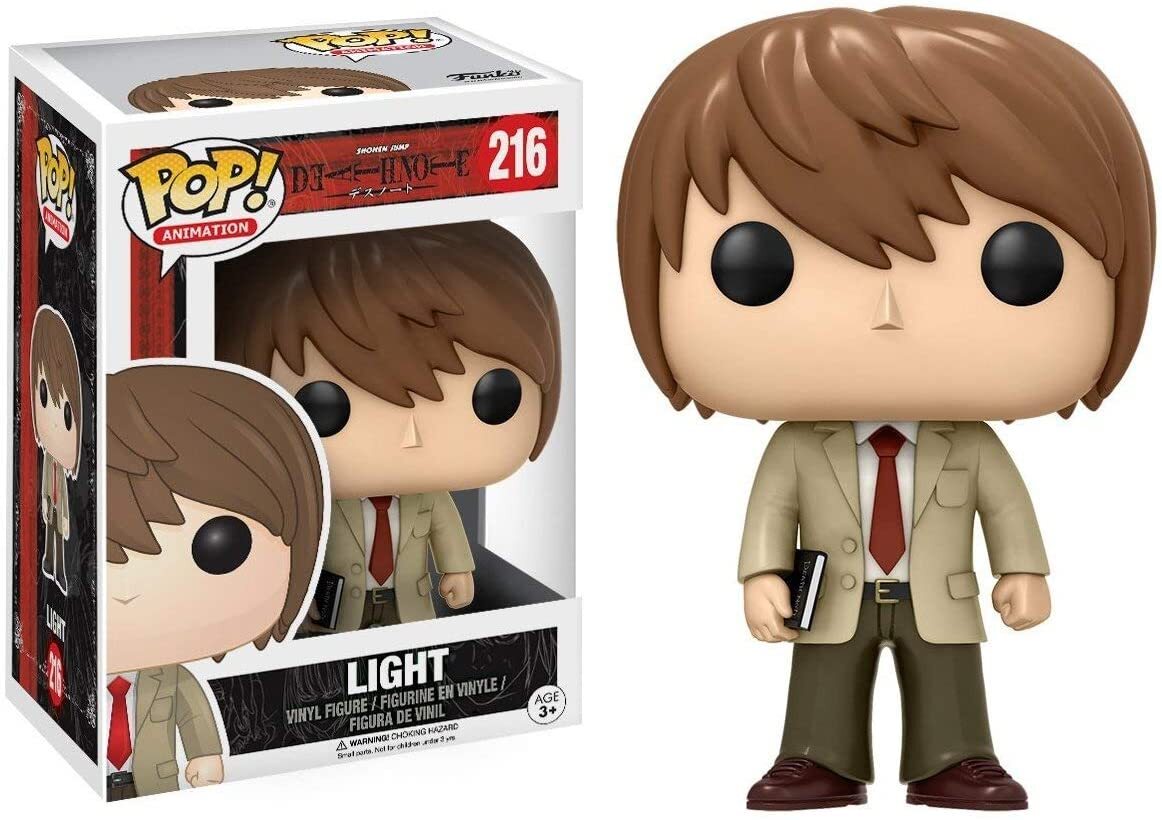 DEATH NOTE LIGHT 216 FUNKO POP PRODOTTO UFFICIALE NUOVO ORIGINALE