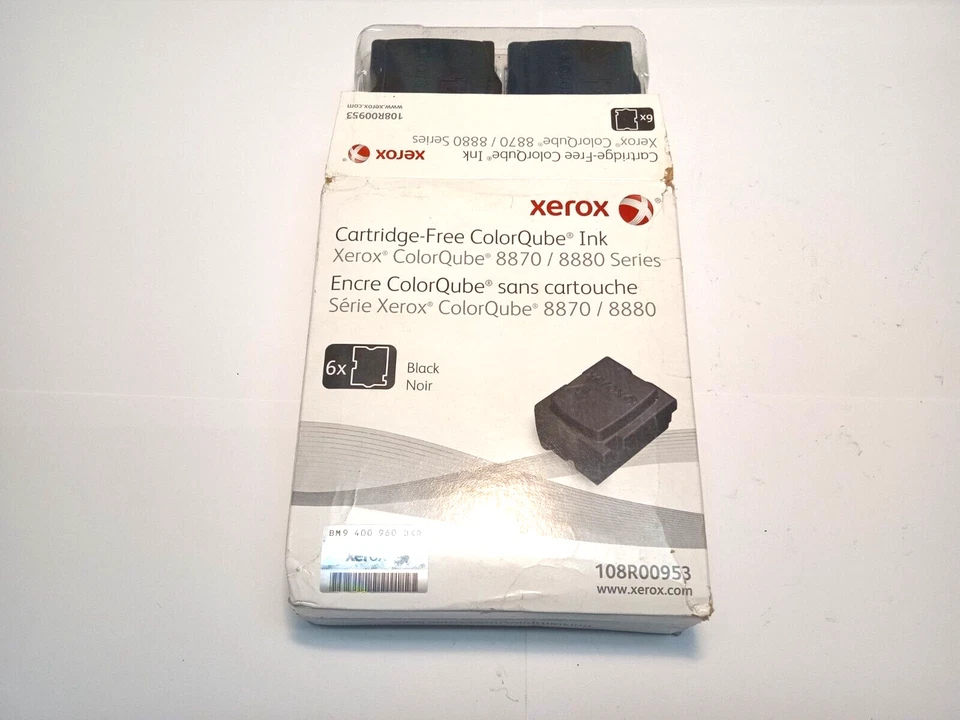 Tinta sólida negra genuina Xerox ColorQube serie 8870/8880 108R00953 Foto 4 de 4