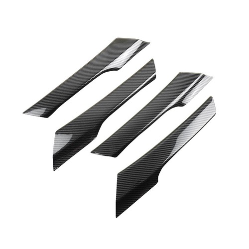4* Carbon Fiber Door Pull Handle Armrest Panel Cover Trim For VW Tiguan 08-2016 - Picture 3 of 6