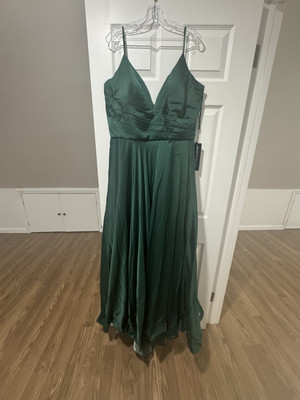 Emerald Green Prom Dress - Size 18