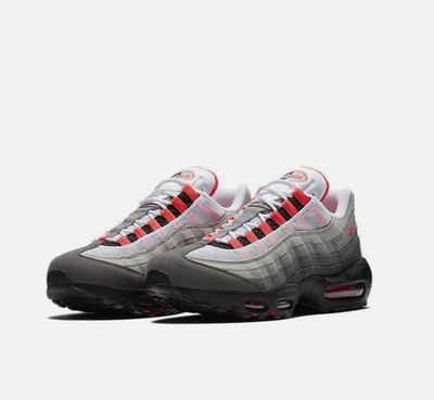 Nike Air Max 95 OG Red/Gray Men's Sneakers Shoes