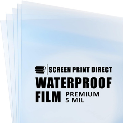 Screen Print Direct Waterproof Inkjet Film Sheets 8.5 X 14 - 100 Sheets -