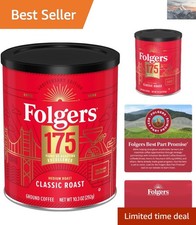 Classic Medium Roast Ground Coffee, 10.3 Oz 175th Anniversary Limited Edition...