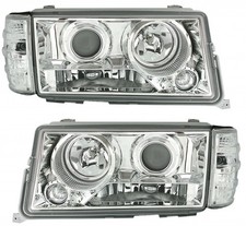 Scheinwerfer Set für Mercedes-Benz W201 190E in chrom Scheinwerfer Set für Mercedes-Benz W201 190E in chrom