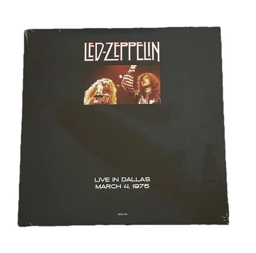 Led Zeppelin - Live in Dallas March 4 1975 Vinyl Record 1 LP New