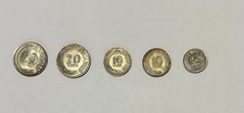Coins Singapore: 20 cents 1981, 20 cents 1967, 10 cents 1963, 10 cents 1981, 5 cents 1980
