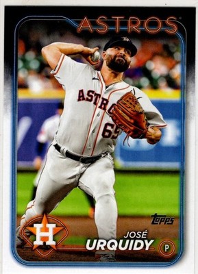 2024 Topps Series Two Baseball José Urquidy No. 552 Houston Astros