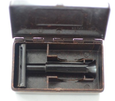 Vintage Bakelit Rasierer mit Bakelit Etui Deutschland ca. 1940 50er Jahre