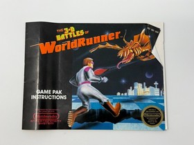 3-D WorldRunner (Nintendo NES) *BOXED W/ MANUAL - 3 SCREW - TESTED - AUTHENTIC*