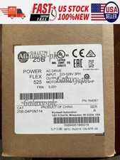 New Allen Bradley 25B-D4P0N114 /A Powerflex 525 AC Drive 2HP Surplus SEALED