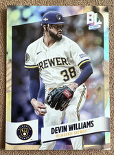 2024 Topps Big League - Uncommon Rainbow Foil Devin Williams #249 Brewers Card