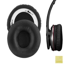Geekria Protein Leather Ear Pads for Beats Solo HD On-Ear Headphones Black 