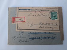Alliierte Besetzung Belege Lot Ziffernserie 84 Pfg. Einschreiben