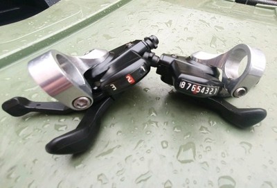 Shimano STX-RC Component Shifter Set SL-MC41 3x8 24s *SERVICED* sehr guter Zustand