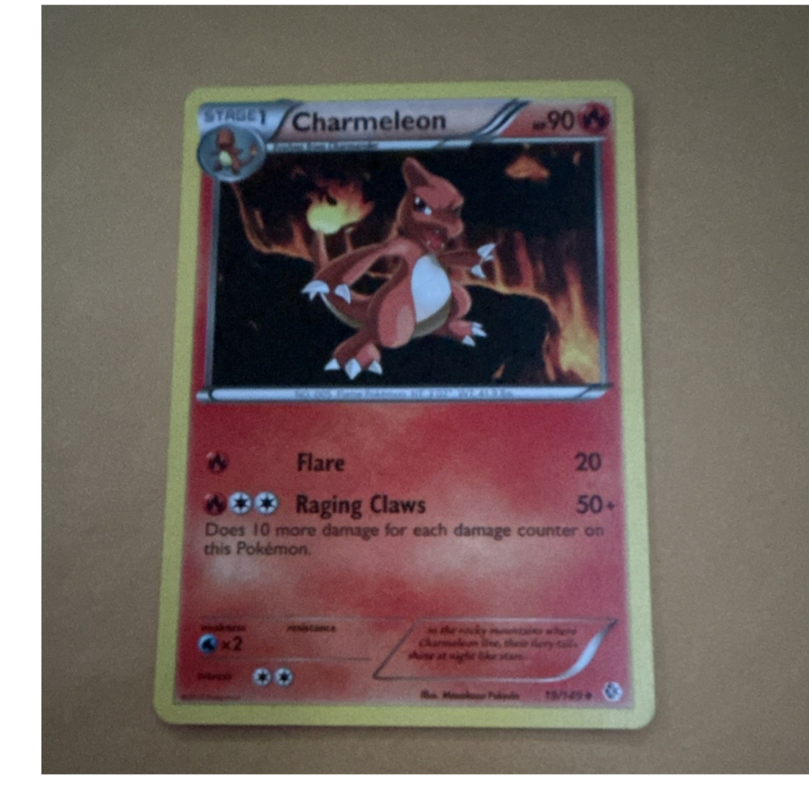 Pokémon TCG Charmeleon Uncommon Regular Boundaries Crossed 19/149 90HP English
