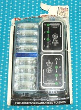 Vtg GE Flip Flash II Kodak Instant Picture Camera Flash Bars Package 16 Flashes