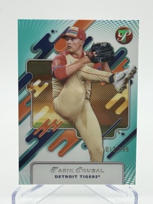 Tarik Skubal Green Refractor /199 2025 Topps Pristine #293 Tigers