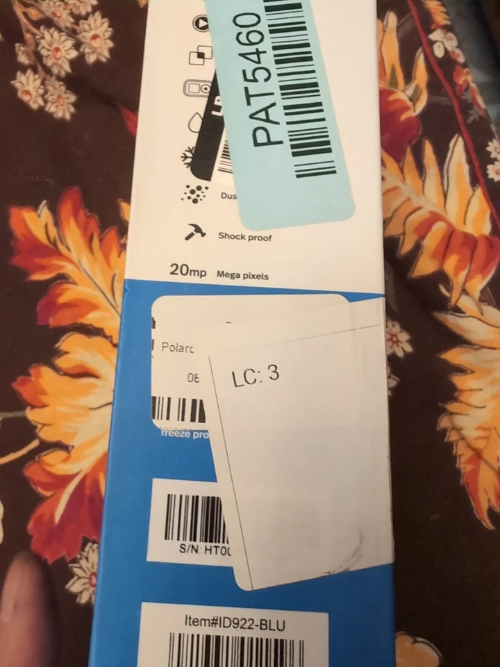 Polaroid iD922 Streaming Action Camera - Blue 4k Wifi Dual Screen - Image 3 of 4