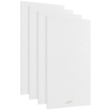 AudioSilk Acoustic Panels, 4 Pack ROOM KIT, Large, 46" x 23", Pure White