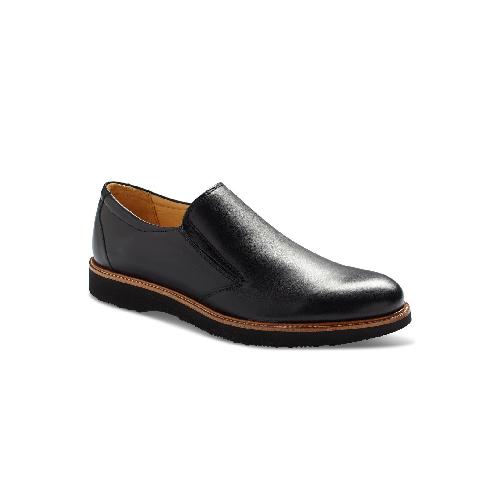 SAOLA Mocassini Samuel Hubbard uomo neri in pelle suola Vibram taglia 10 5 carriera $275