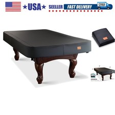 Heavy Duty Leatherette Billiard Pool Table Cover, Waterproof  Tearproof Cove...