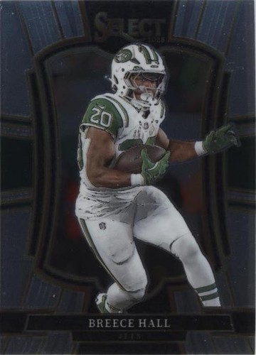 2025 Panini Select - Premier Level Breece Hall #175 Purple Prizm