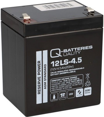 12V 4,5Ah AGM Batterie USV Bleiakku Akku 12 Volt Blei AGM Batterie 4Ah 5Ah UPC