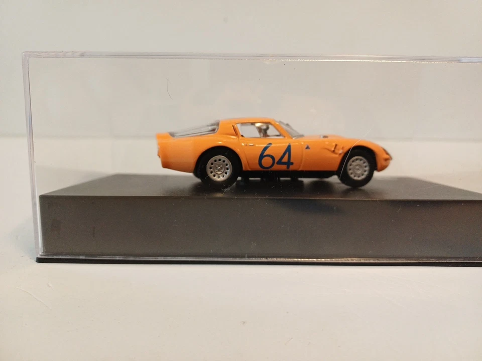 114 Perfect 1/43 Alfa Romeo TZ2 Targa Florio 1965 Centauria Panini Atlas Altaya - Immagine 4 di 4