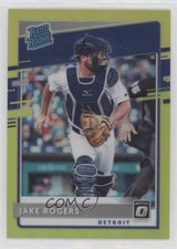 2020 Panini Donruss Optic Rated Rookies Retail Lime Green Prizm Jake Rogers 0iz5