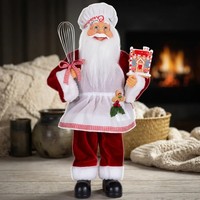 Weihnachtsmann Konditor Nicolas 30Cm Weihnachten Deko Figur Stehend Nikolaus