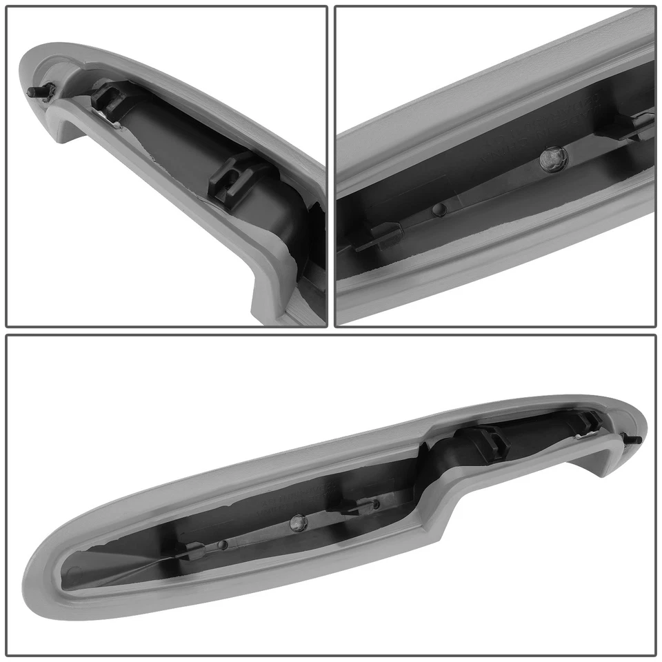 FOR 95-02 CHEVY GMC C/K PICKUP SILVERADO SUBURBAN PADDED FRONT DOOR ARMREST GRAY - Image 4 of 4