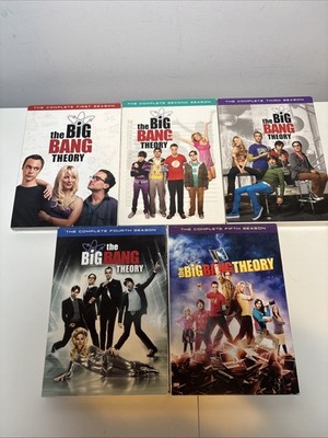 THE BIG BANG THEORY SEASONS 1 2 3 4 5 DVD'S THE COMPLETE First To Fifth SEASONS