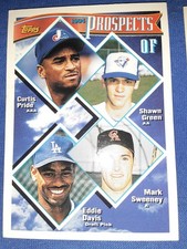 1994 Topps - Prospects Shawn Green Mark Sweeney Curtis Pride #237 RC