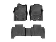 WeatherTech FloorLiner for 2018-2023 Toyota Tacoma - 1st & 2nd Row, Black