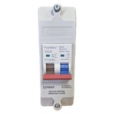 FuseBox E2PMSH 100A DP Meter Isolator Switch Double Pole Main Switch